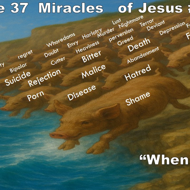 The 37 Miracles of Jesus #13 "When Pigs Fly"