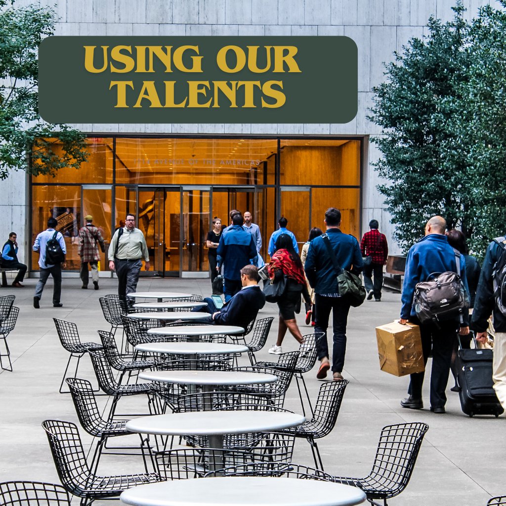 Using Our Talents episode artwork