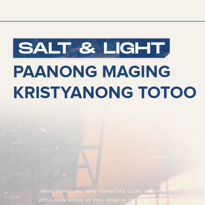 Salt & Light Week 1 : Jeff Eliscupidez | Paano maging Kristiyanong Totoo