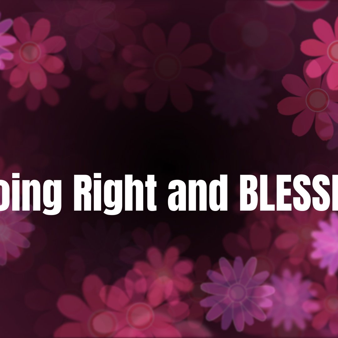Doing Right and Blessed episode artwork