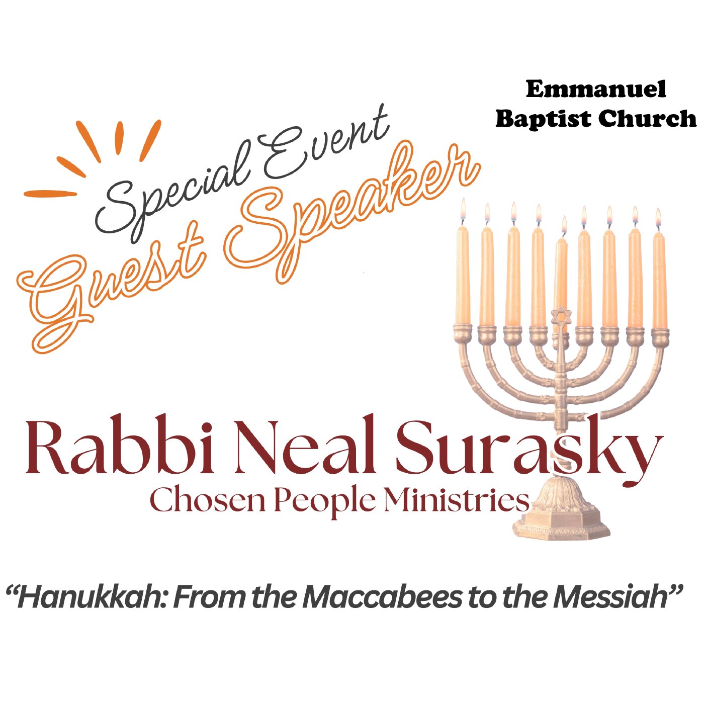 Hanukkah: From the Maccabees to the Messiah