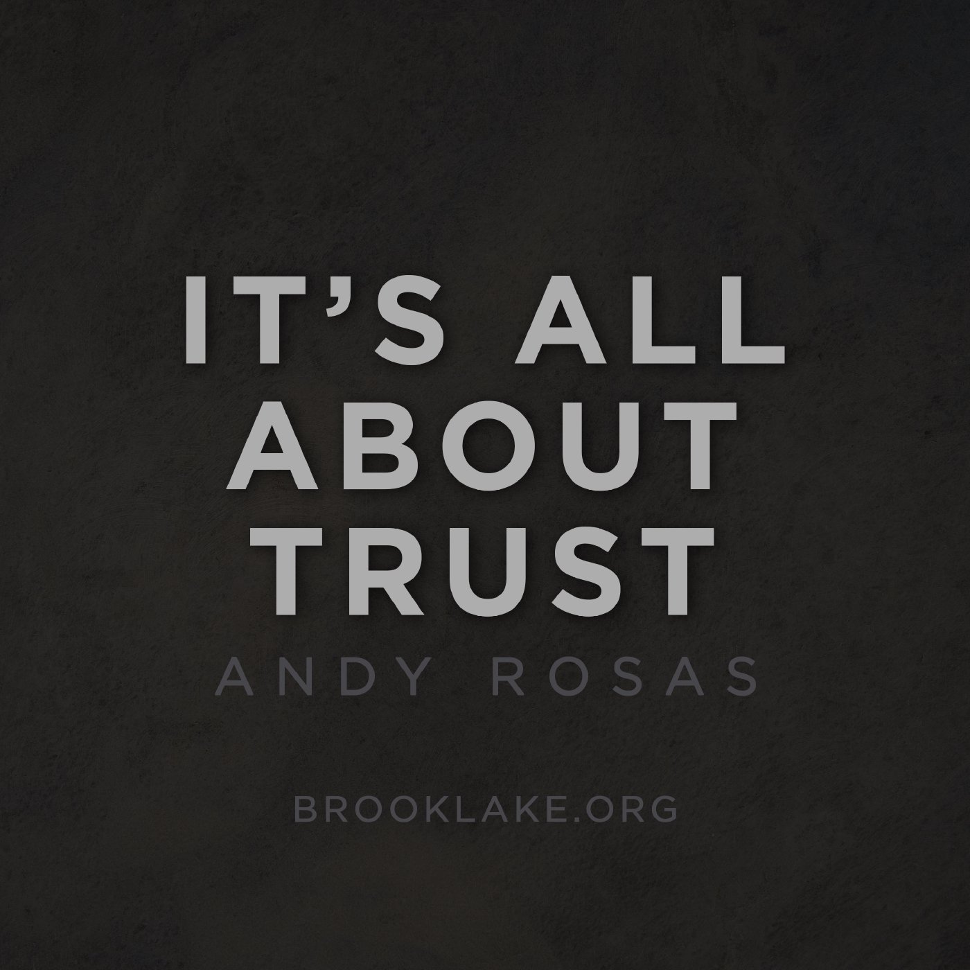 It's All About TRUST episode artwork