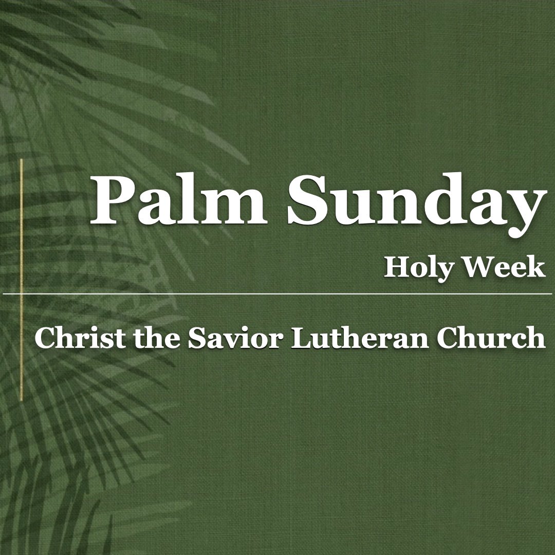 Palm Sunday episode artwork