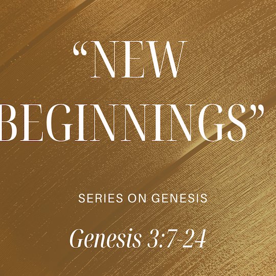 Genesis 3:7-24 - "New Beginnings" - October 27 2024 episode artwork