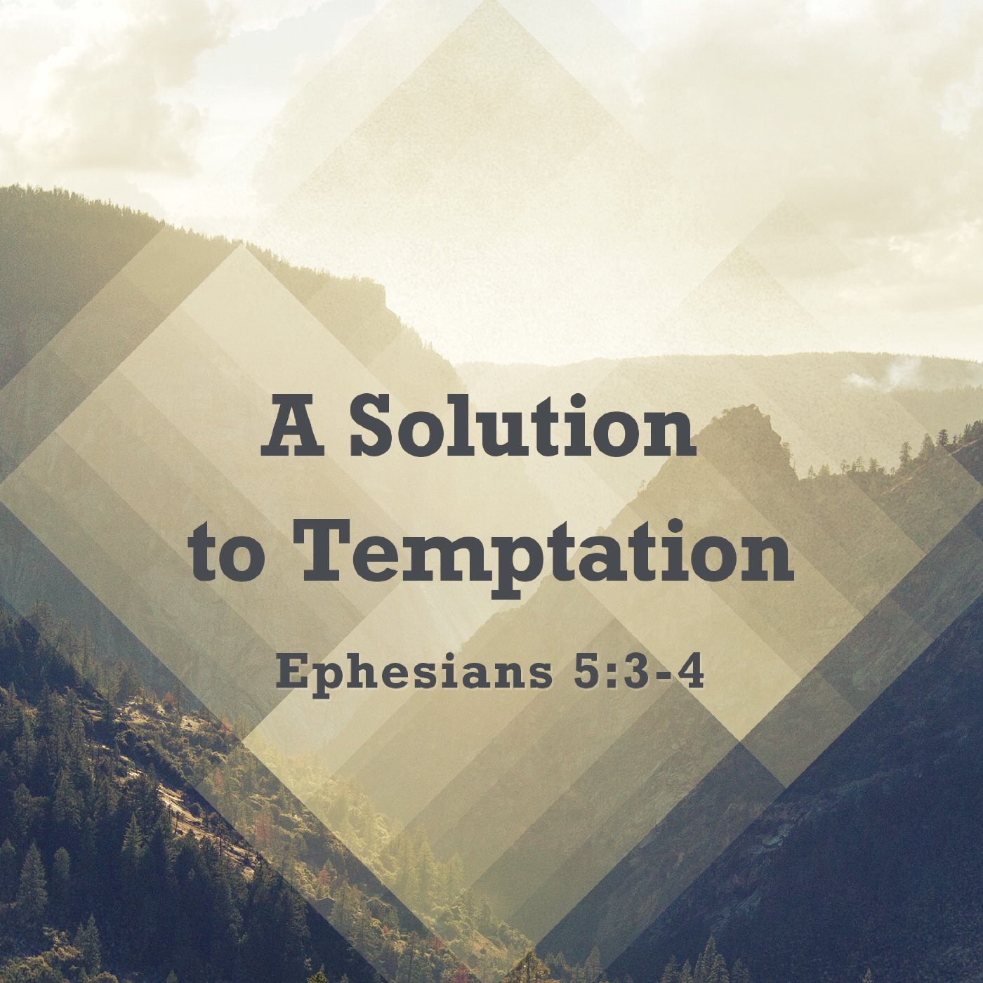 A Solution to Temptation episode artwork