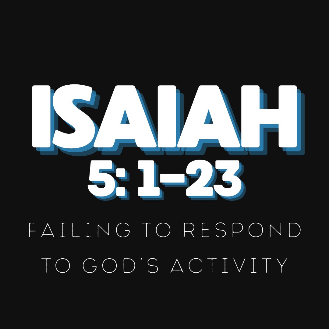 Failing to Respond to God's Activity