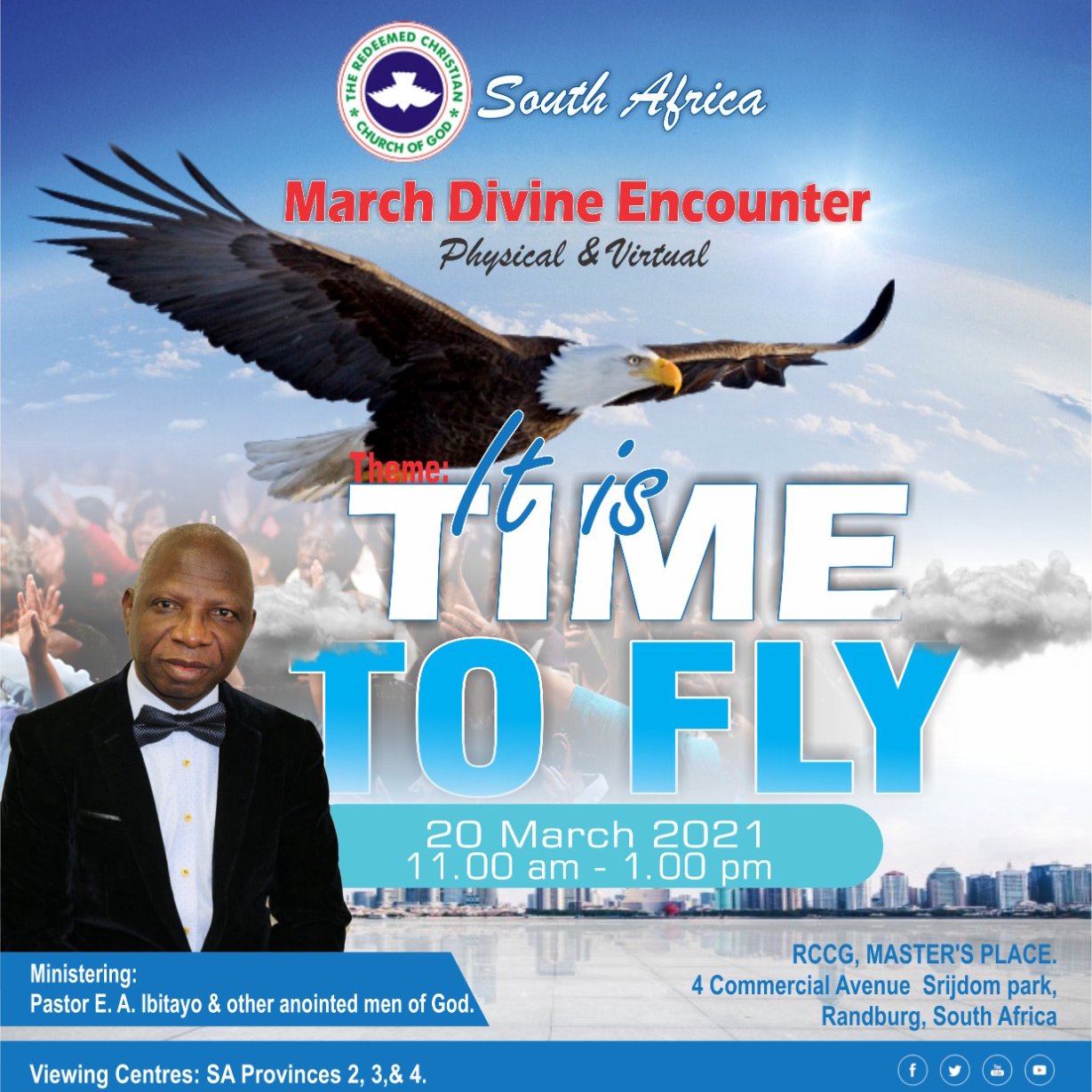 RCCG SA MARCH 2021 DIVINE ENCOUNTER | IT IS TIME TO FLY episode artwork
