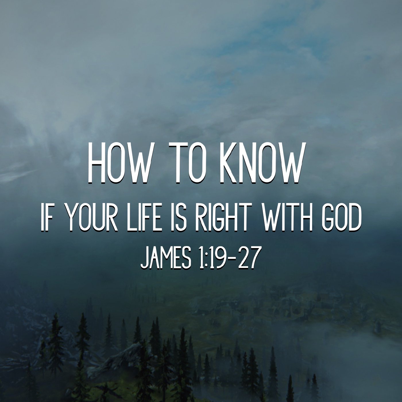 How to know if your life is right with God