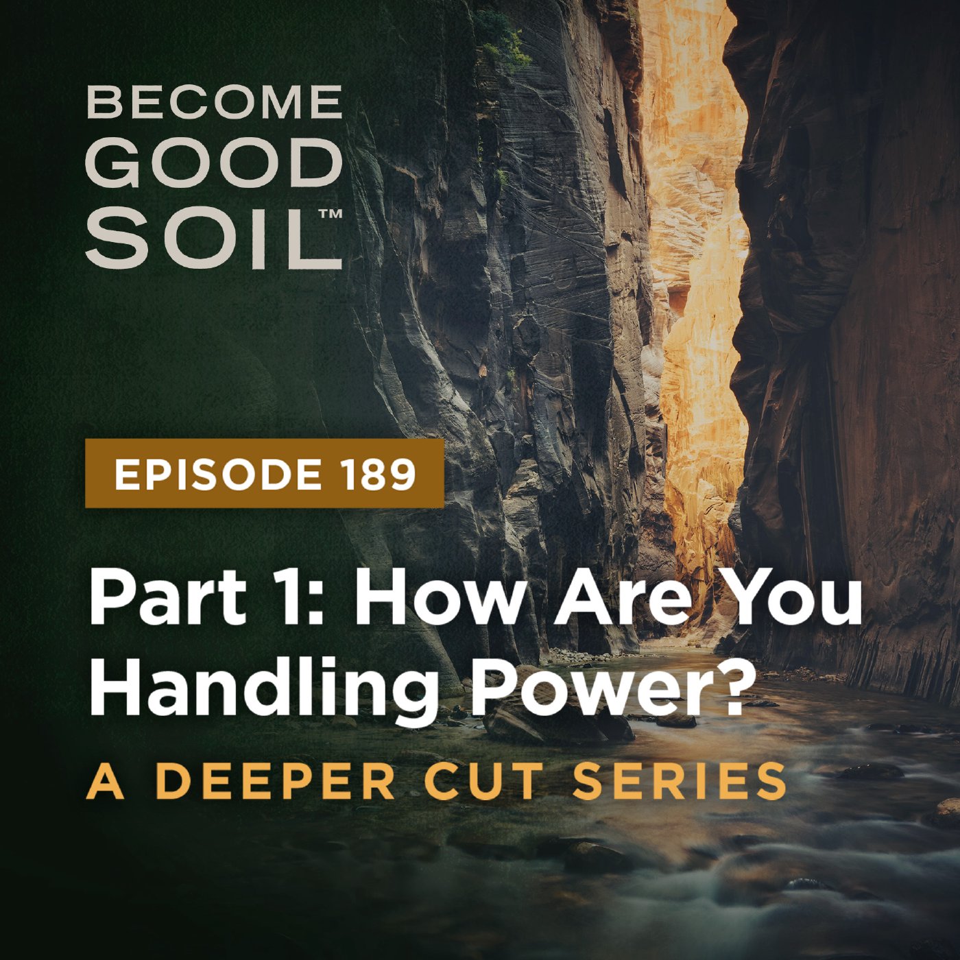 cover of episode 189: How Are You Handling Power? – A Deeper Cut Series (Part 1)