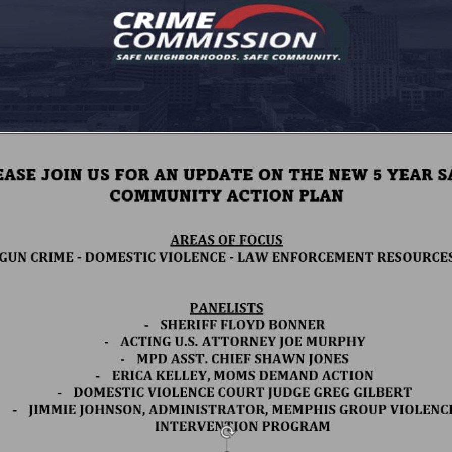 Shelby County Crime Commission Meeting