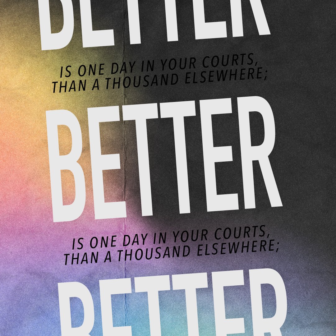 There’s No Better Place Than God’s House