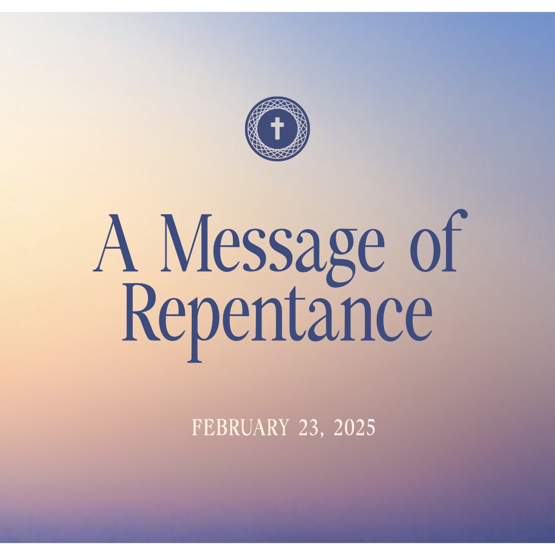 A Message of Repentance
