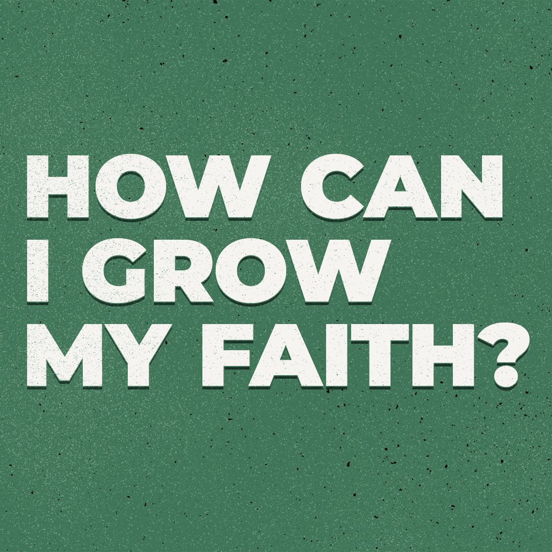 Pastor Lindberg's message is "How Can I Grow My Faith?" episode artwork