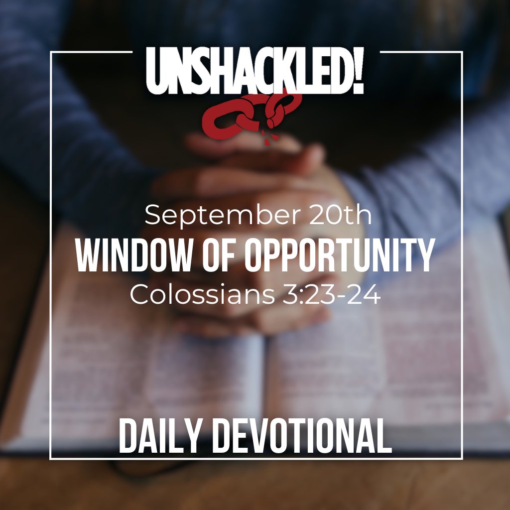 Daily Devotionals: Window Of Opportunity - podcast episode cover