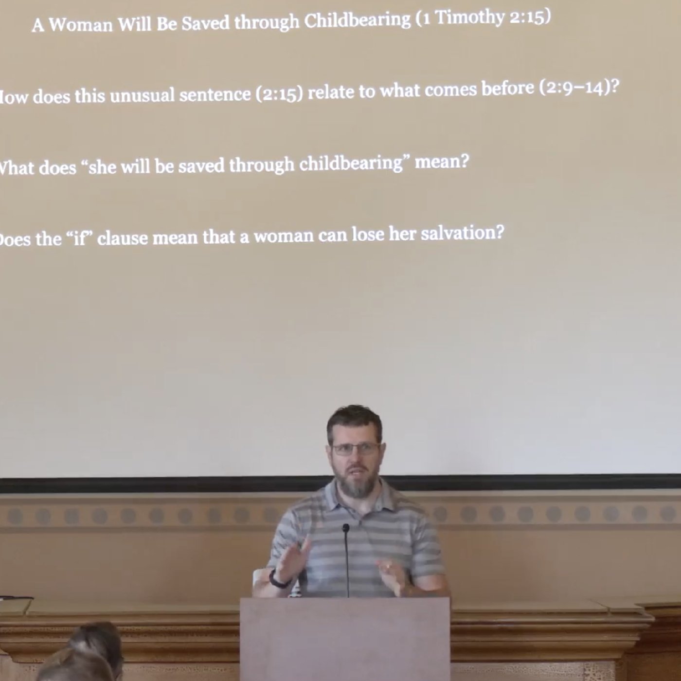 Andy Naselli - A Woman Will Be Saved Through Childbearing (1 Timothy 2:15) episode artwork