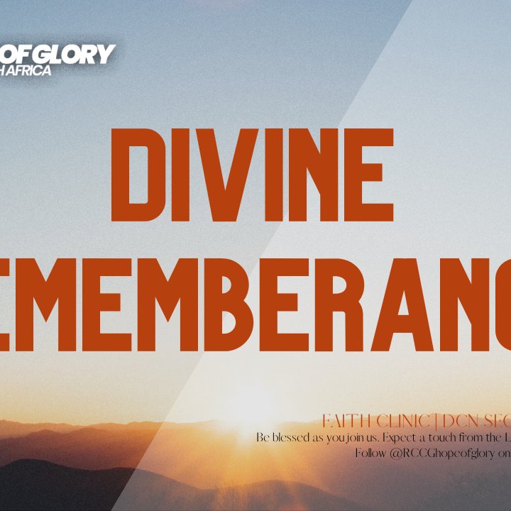 DIVINE REMEMBRANCE | Faith Clinic | Dcn Segun episode artwork