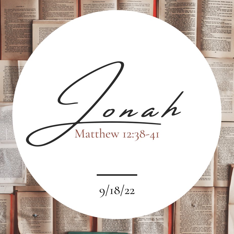 "Jonah" - Matthew 12:38-41 episode artwork
