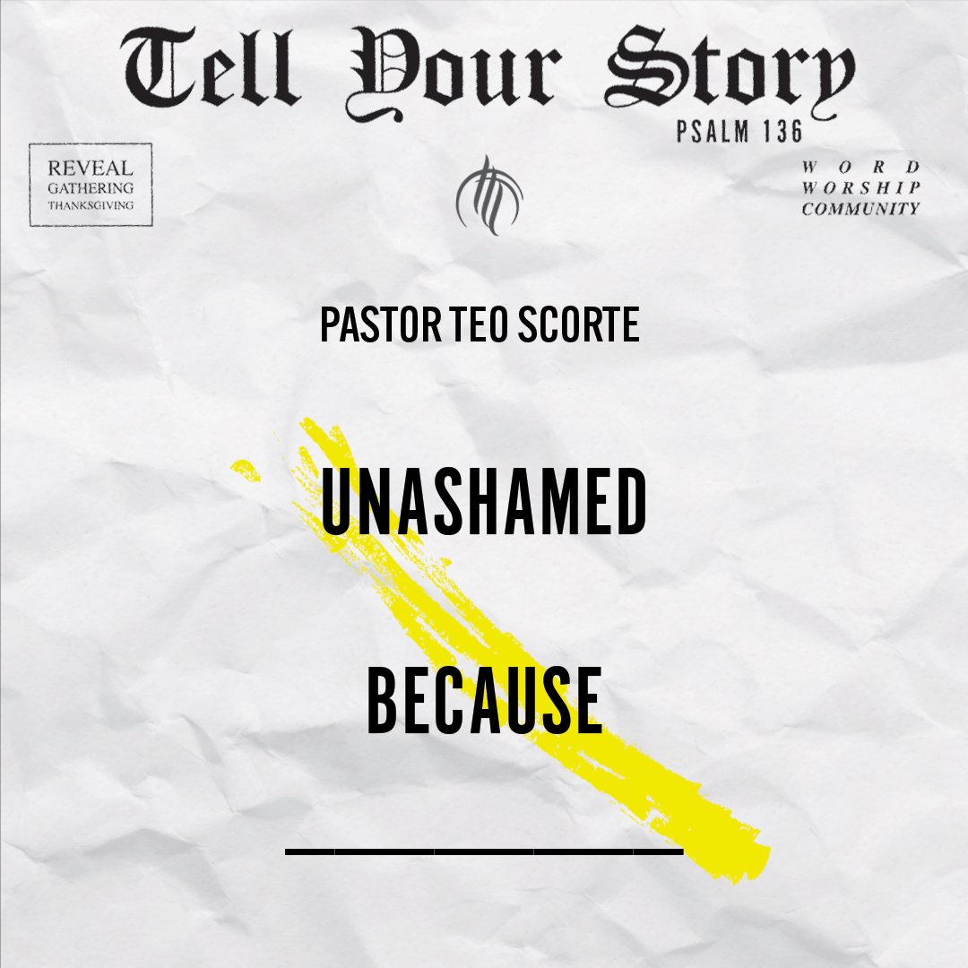 Unashamed Because ______ episode artwork