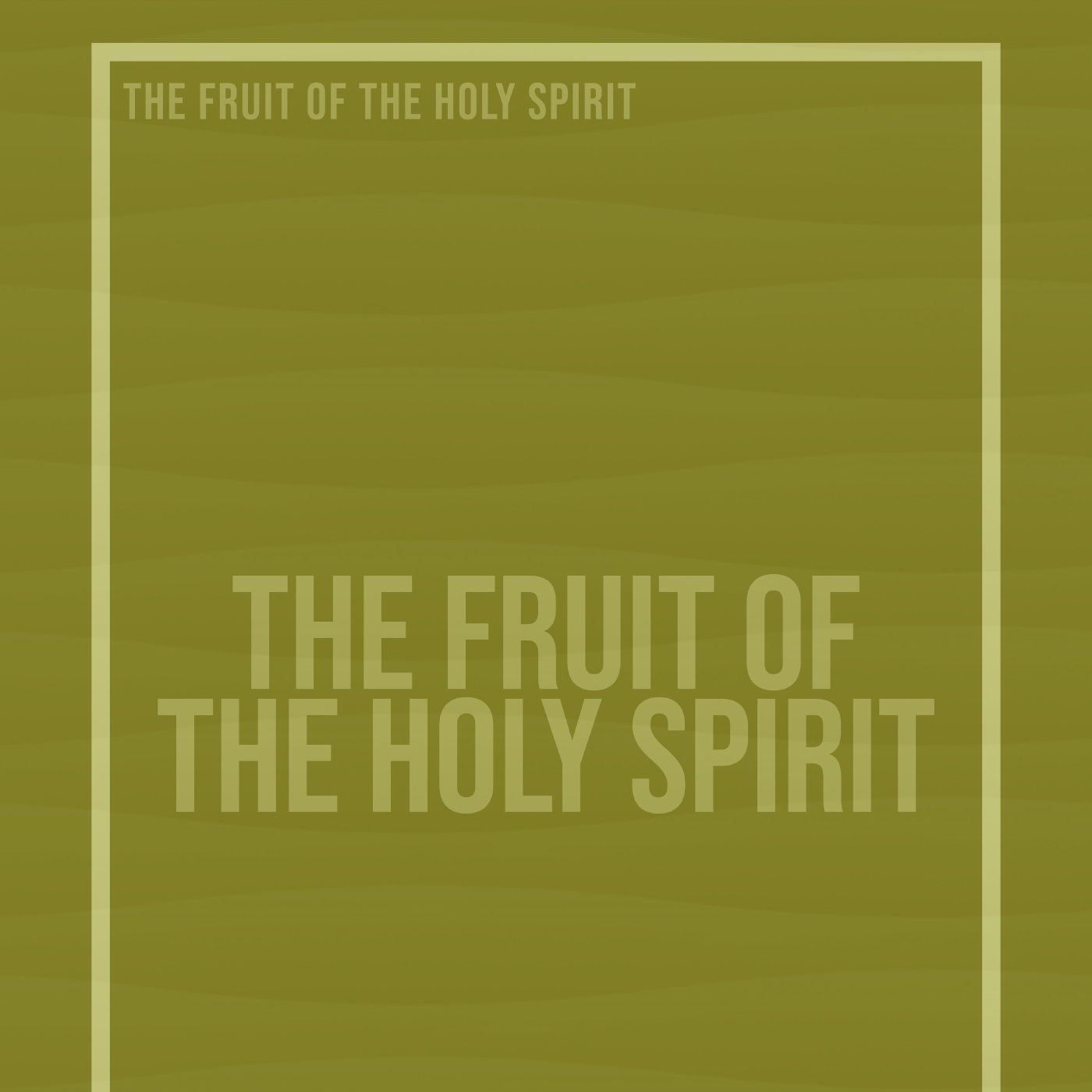 The Fruit of the Holy Spirit: Keep Pouring: The Miracle Keeps Going