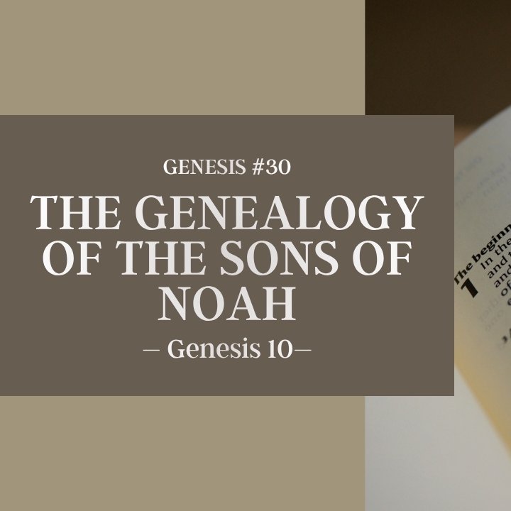 The Genealogy of the Sons of Noah | Genesis #30 episode artwork