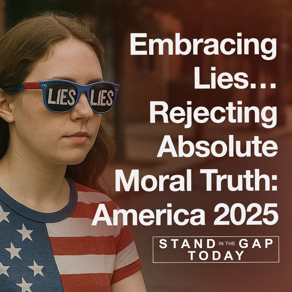 Stand in the Gap Today - 5/23/25 - Embracing Lies…Rejecting Absolute Moral Truth
