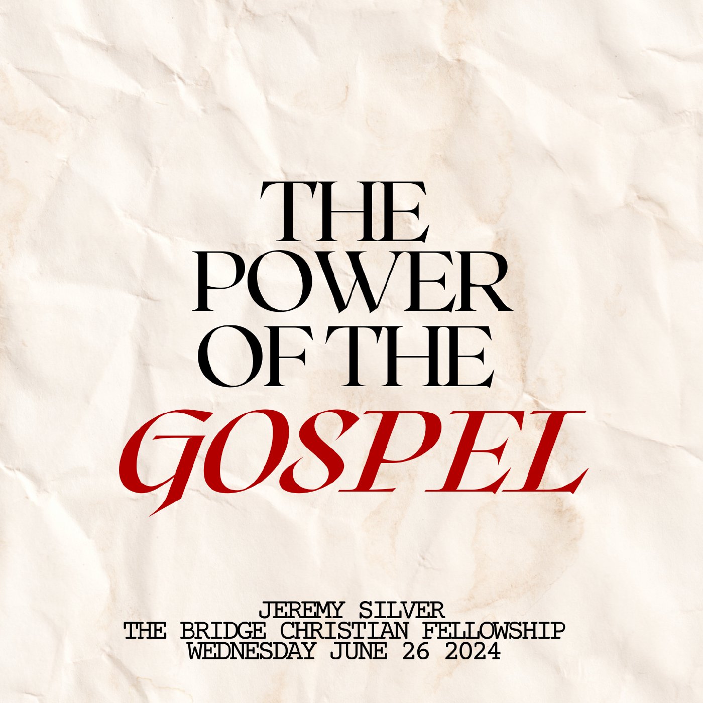 Luke 8:40-56 ~ "The Power of The Gospel" episode artwork