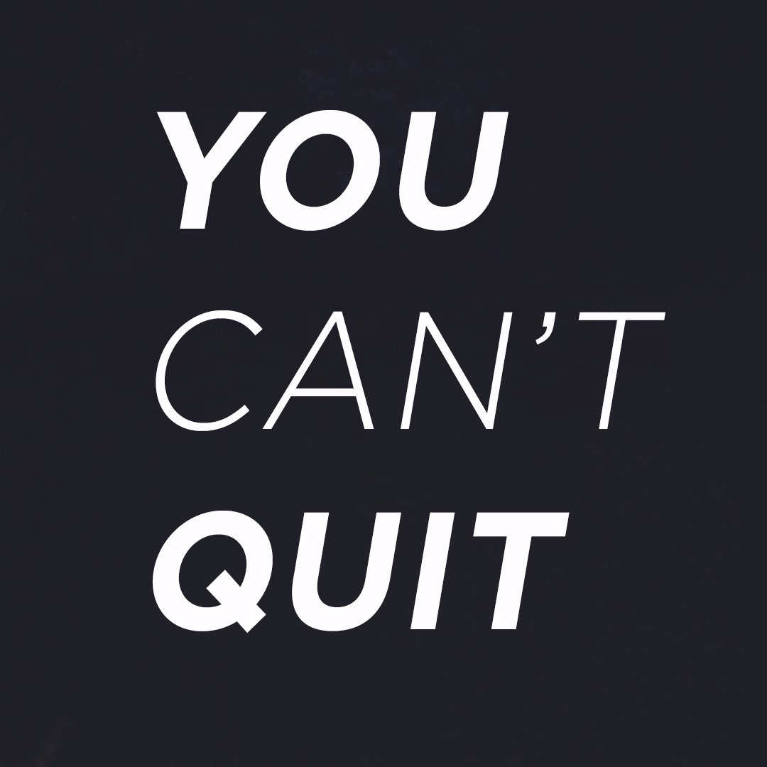 You Can't Quit! episode artwork