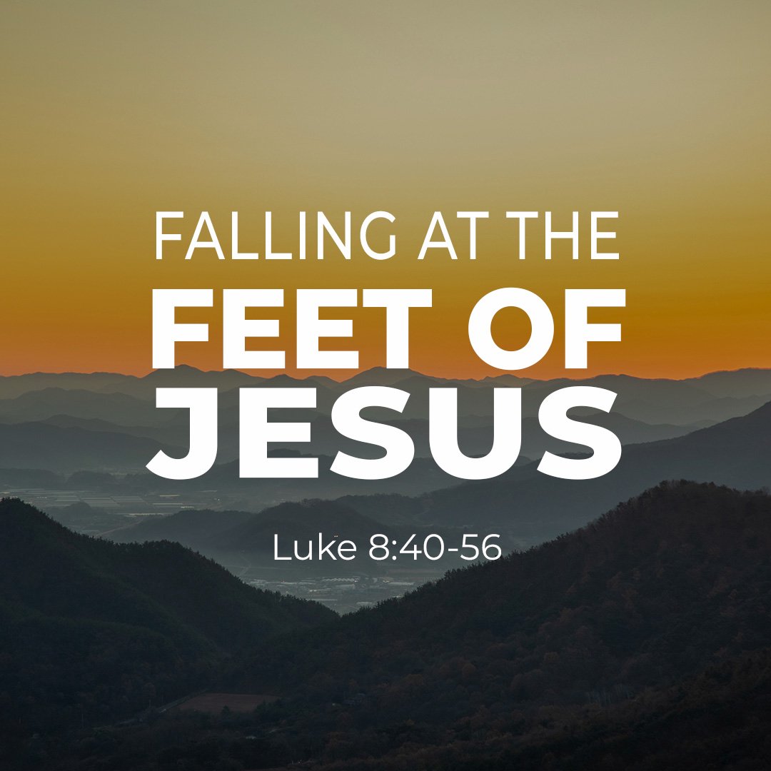 Falling at the Feet of Jesus