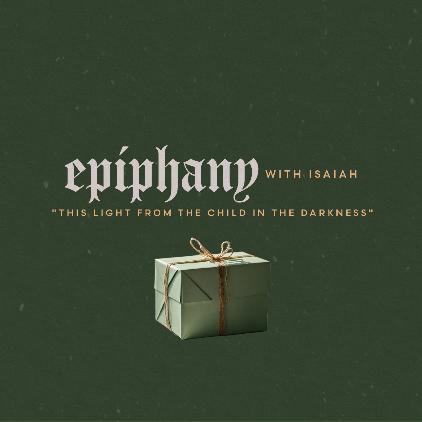 "This Light from the Child in the Darkness"