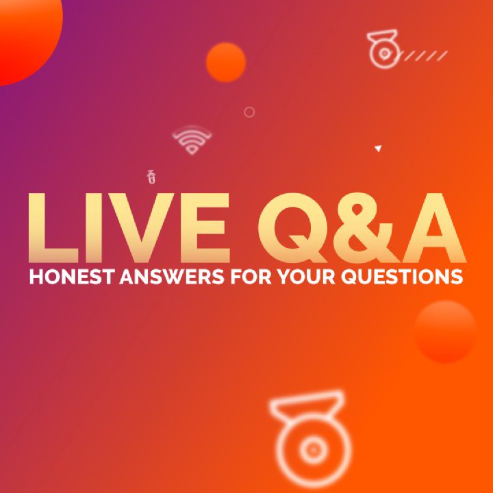 Live Q & A via Texting