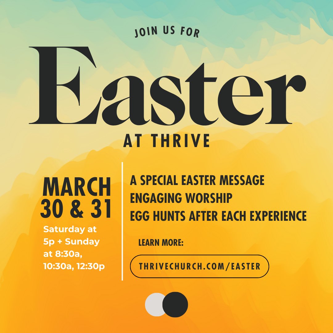 Easter at Thrive 2024