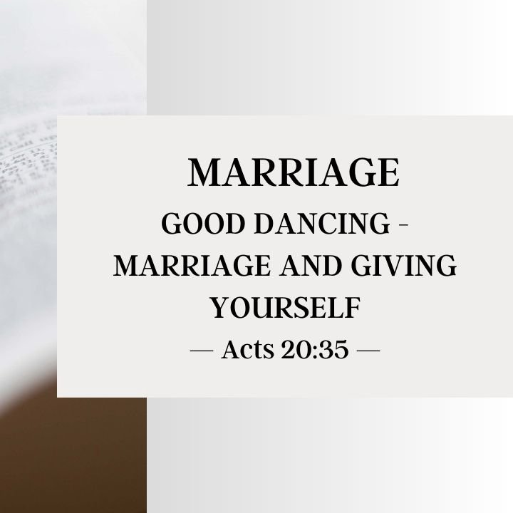 Good Dancing - Marriage and Giving Yourself | Marriage 2014 episode artwork