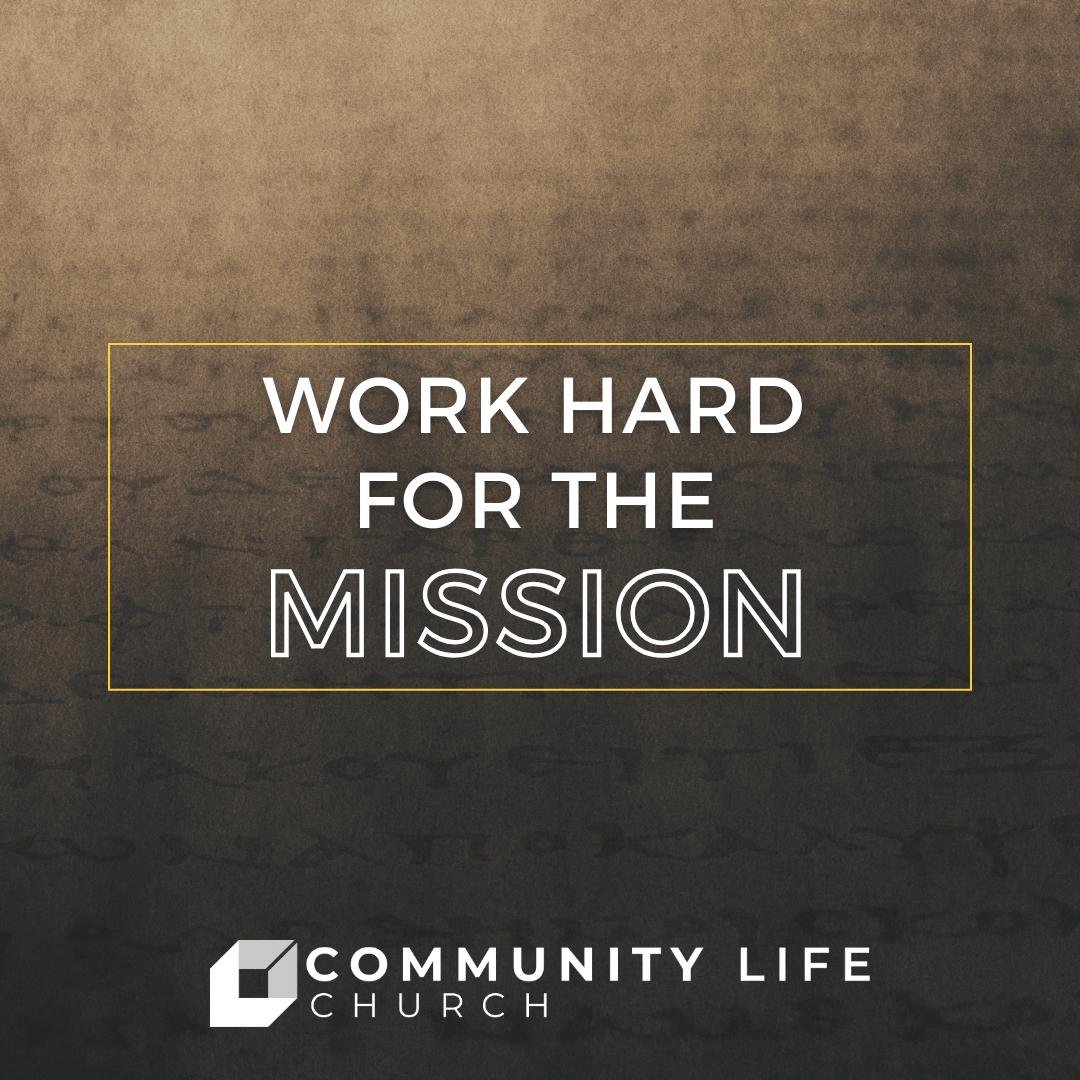 Work Hard For The Mission episode artwork