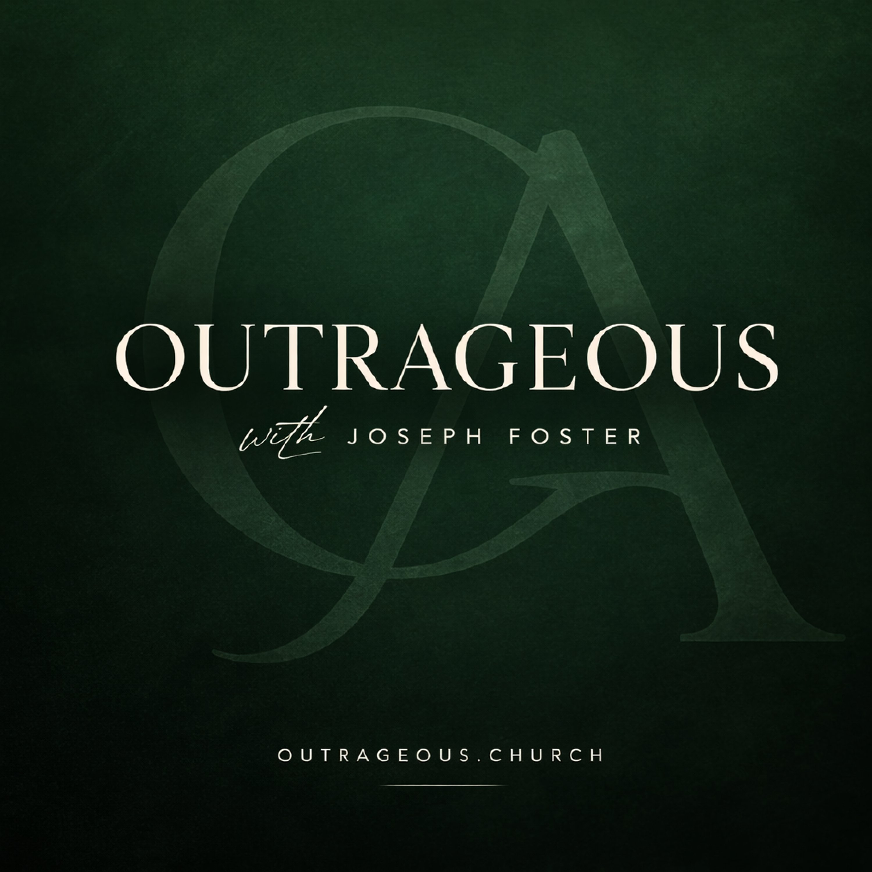 Outrageous with Joseph Foster podcast artwork