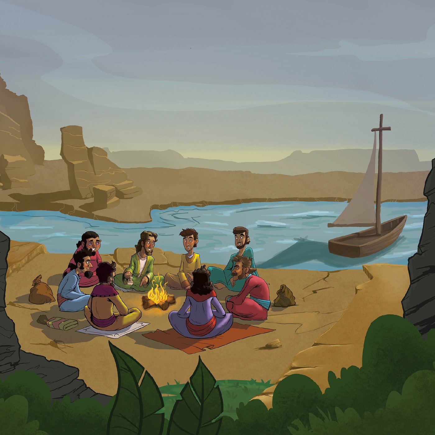 Jesus Cooks the Catch of the Day episode artwork