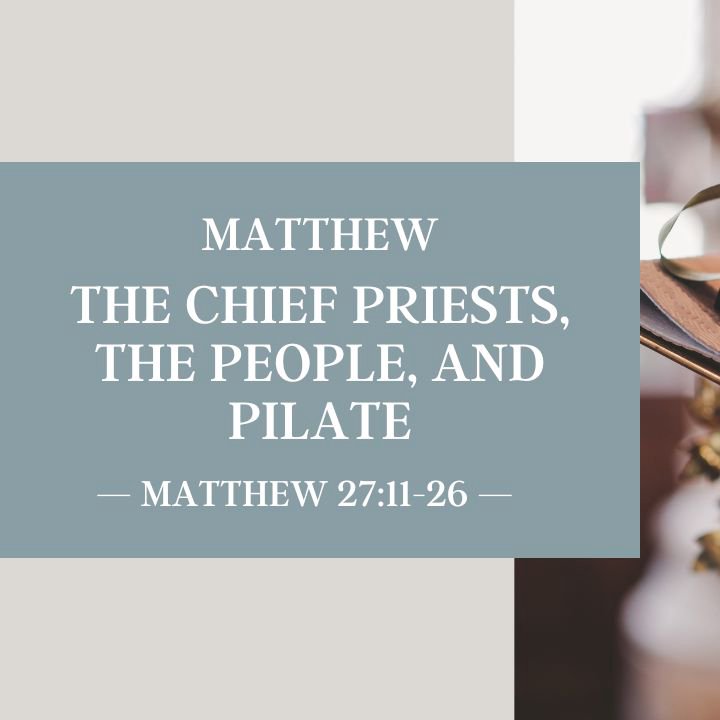 The Chief Priests, the People, and Pilate | Matthew episode artwork