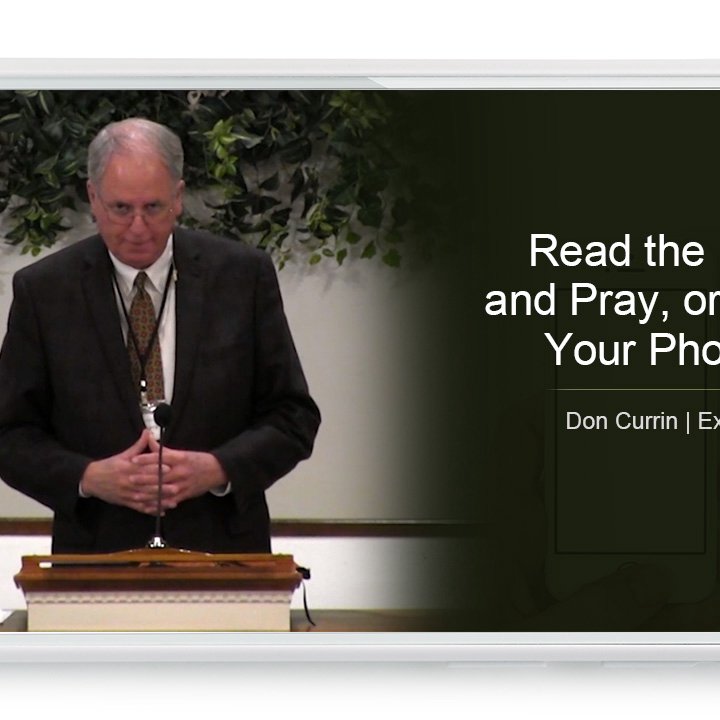 Read the Bible and Pray, or Check Your Phone? episode artwork