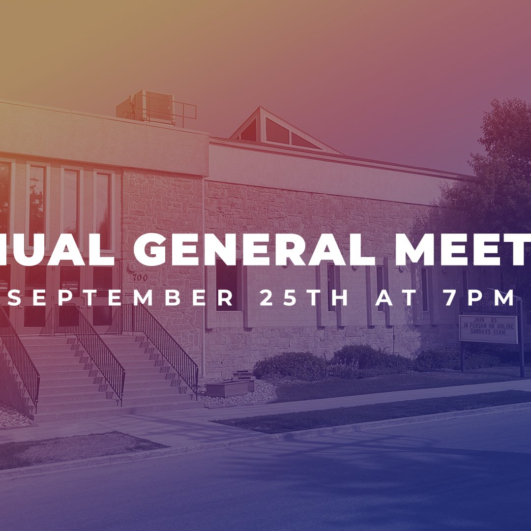 Annual General Meeting | September 25th 7PM | Centerpoint Church