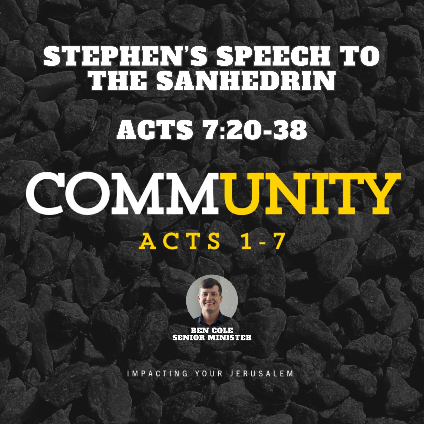 Stephen’s Speech to the Sanhedrin | Acts 7:20-38 episode artwork