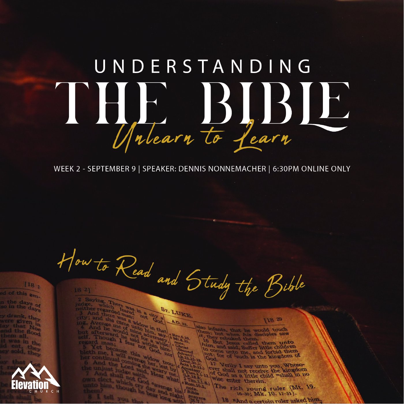 Understanding the Bible - Unlearn to Learn episode artwork