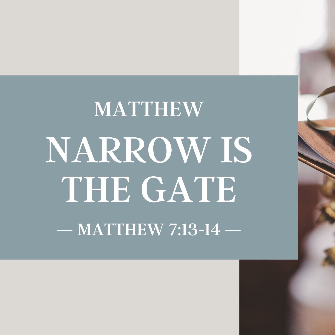 Narrow Is the Gate | Matthew episode artwork
