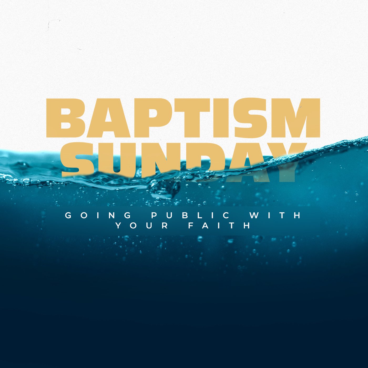 Baptism Sunday episode artwork