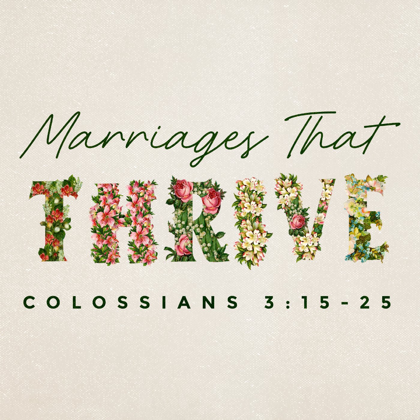 COLOSSIANS SERIES
