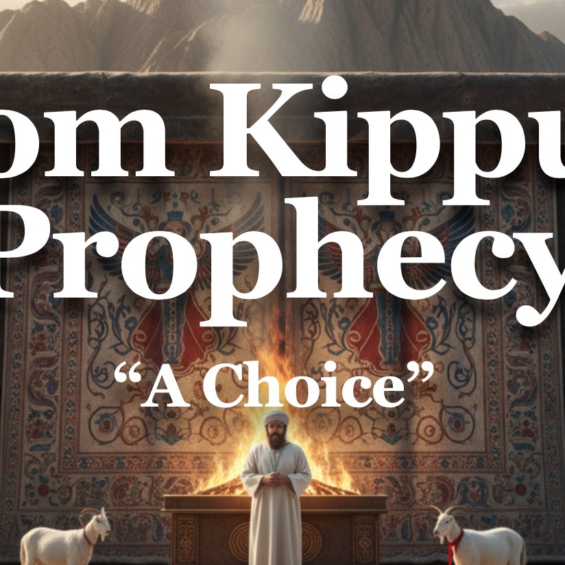 Yom Kippur Prophecy "A Choice" Yom Kippur Prophecy "A Choice"
