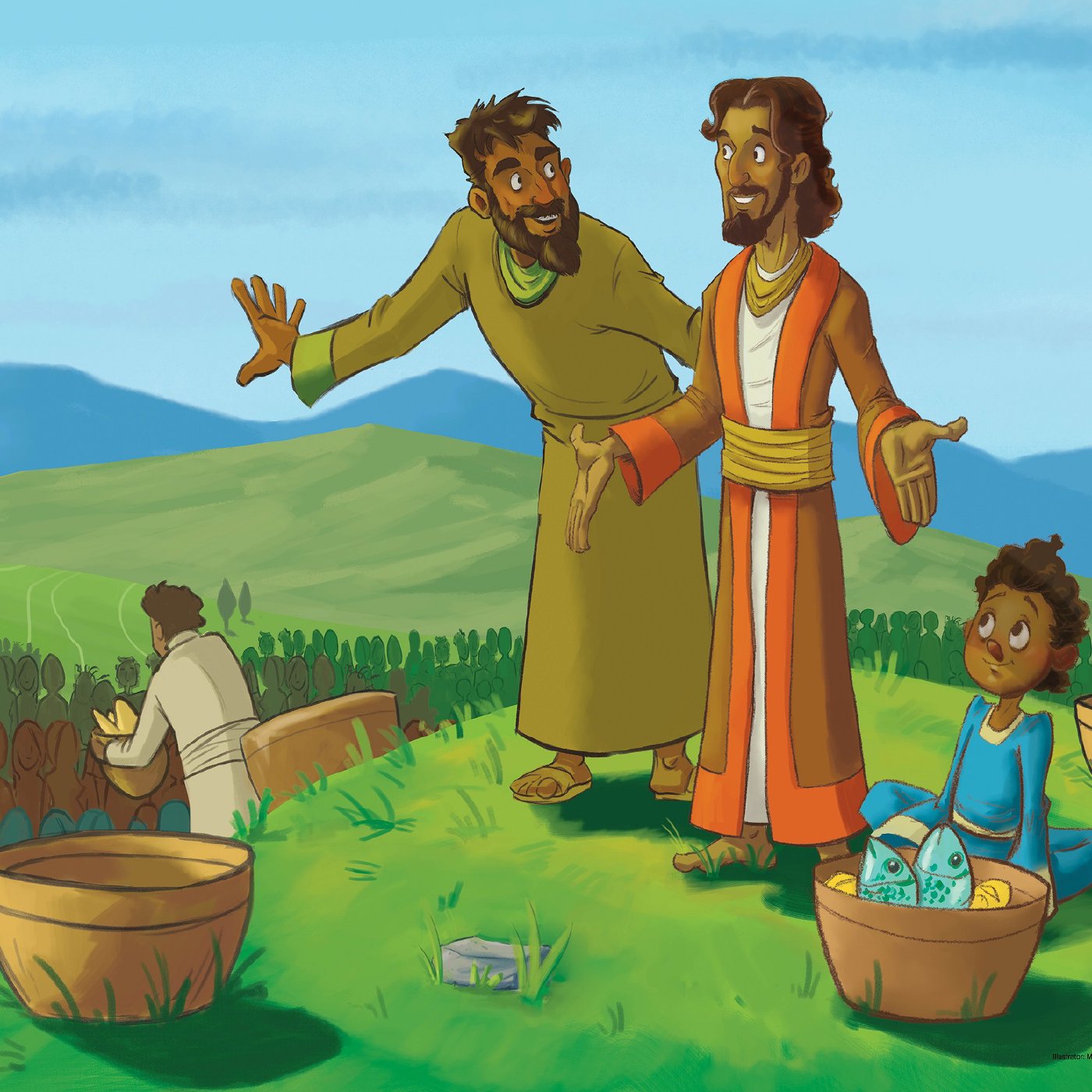 Jesus Feeds 5,000 Families episode artwork