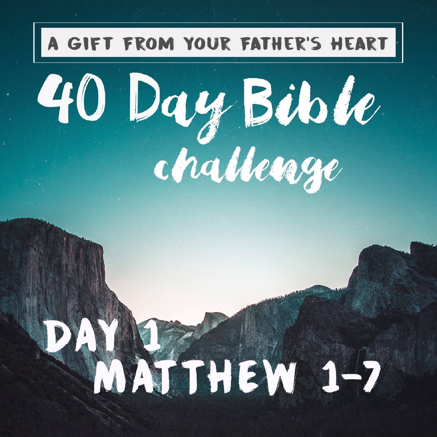 Day 1 - Matthew 1-7 episode artwork