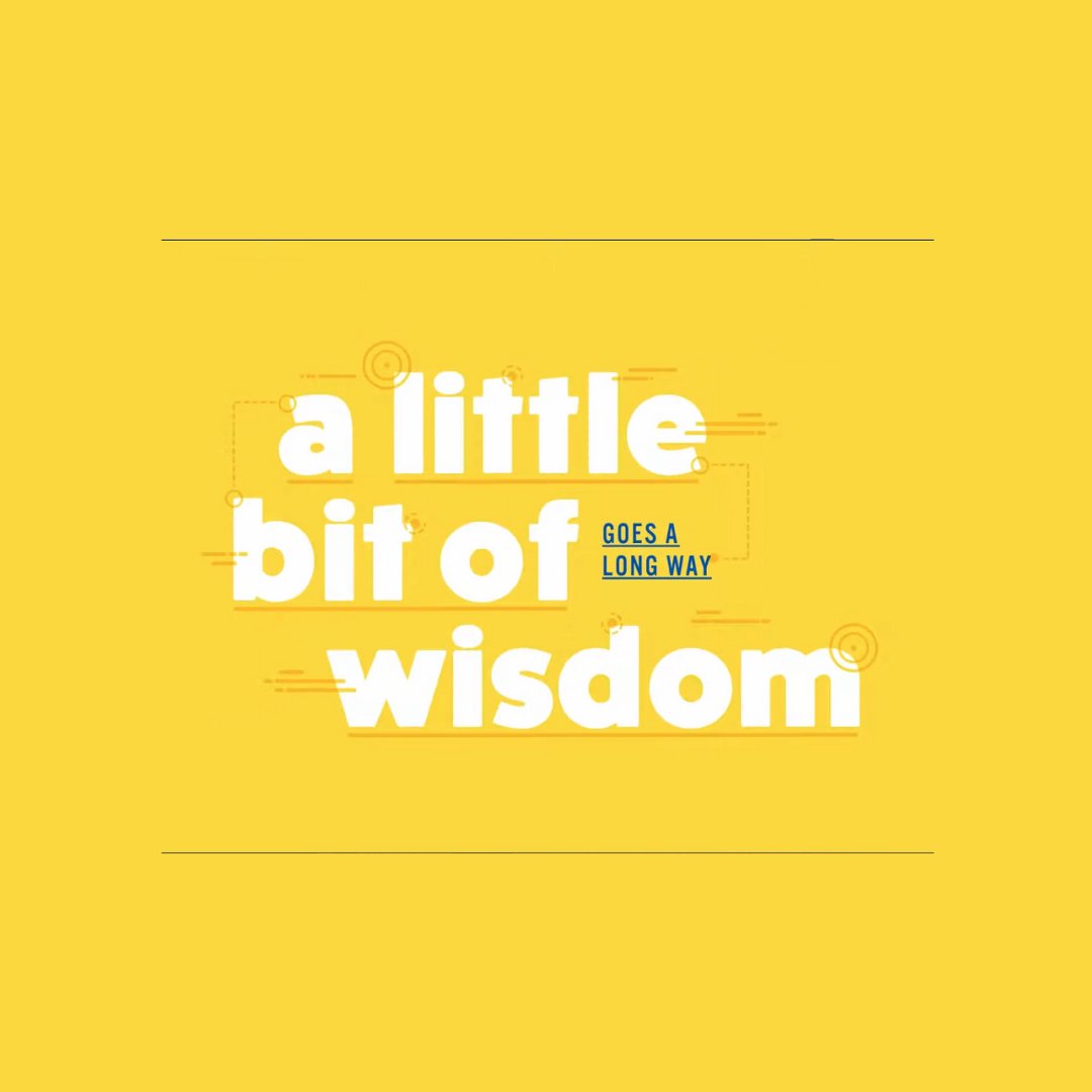 A Little Bit of Wisdom Pt 3 - Financial Wisdom