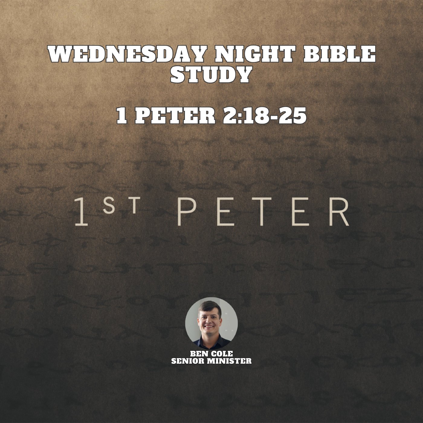 Wednesday Night Bible Study | 1 Peter 2:18-25 episode artwork