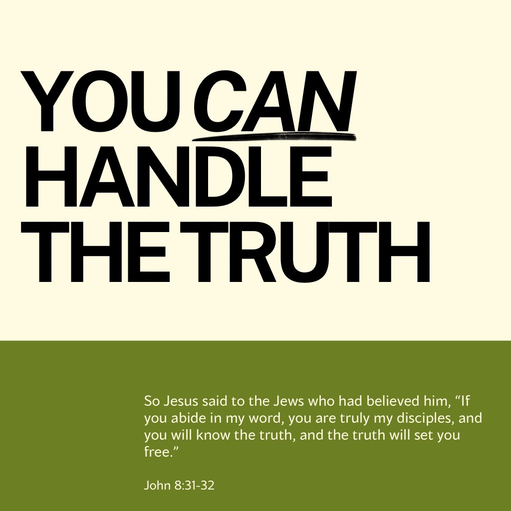 You Can Handle the Truth Week 1