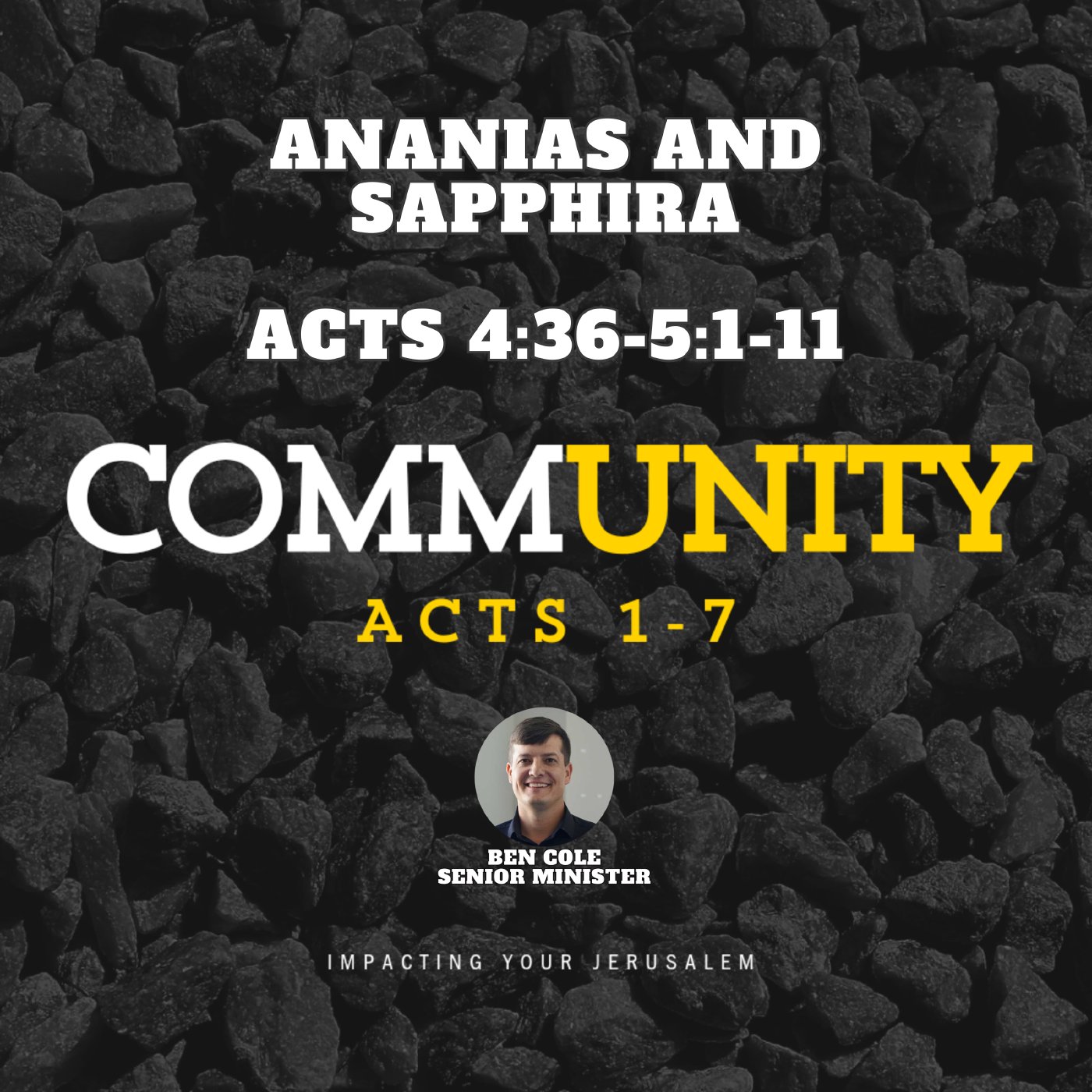 Ananis and Sapphria | Acts 4:36-5:1-11 episode artwork